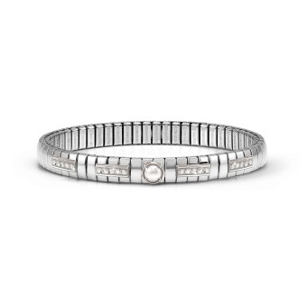 Extension bracelet with white Pearl
