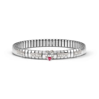 Extension bracelet with Horseshoe and Red Heart