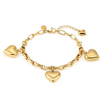 Wear&Style bracelet, chunky Hearts