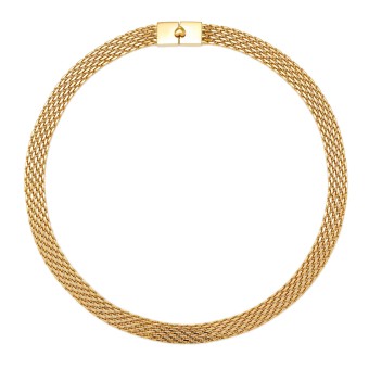 Wear&Style necklace, flat Milan chain 