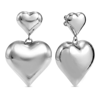 Wear&Style Double Heart earrings